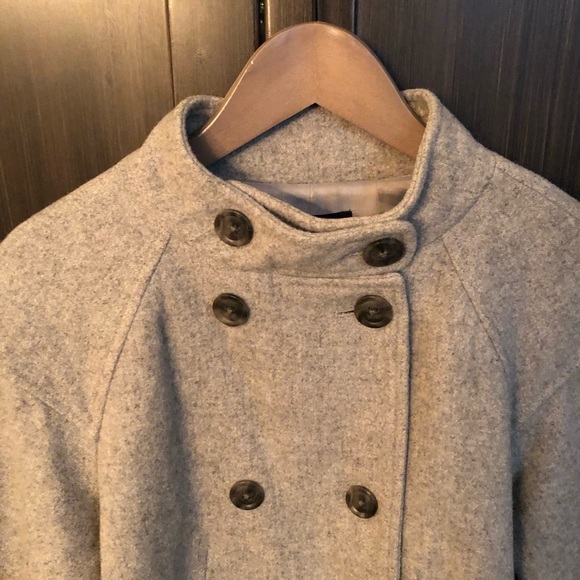 Gap Women’s Grey Medium Wool Coat - Picture 3 of 14